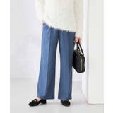 ブルー | ［支持率NO.1/イージーケア］イージーワイドパンツ | a.v.v【WOMEN】