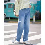 ストレッチデニムストレートパンツ | a.v.v【WOMEN】 | 詳細画像20 