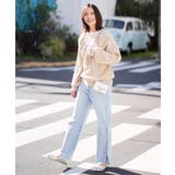 ストレッチデニムストレートパンツ | a.v.v【WOMEN】 | 詳細画像7 