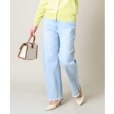 ライトブルー | ストレッチデニムストレートパンツ | a.v.v【WOMEN】