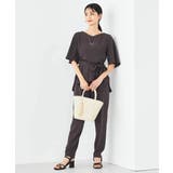 【接触冷感/洗える/イージーケア】美ラクるイージーテーパードパンツ | a.v.v【WOMEN】 | 詳細画像35 