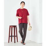 【接触冷感/洗える/イージーケア】美ラクるイージーテーパードパンツ | a.v.v【WOMEN】 | 詳細画像37 