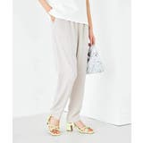 グレージュ | 【接触冷感/洗える/イージーケア】美ラクるイージーテーパードパンツ | a.v.v【WOMEN】