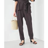 ダークグレー | 【接触冷感/洗える/イージーケア】美ラクるイージーテーパードパンツ | a.v.v【WOMEN】