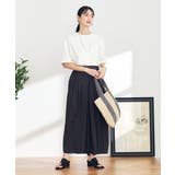 【洗える/セットアップ対応可】サテンギャザースカンツ | a.v.v【WOMEN】 | 詳細画像17 