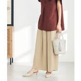 【洗える/セットアップ対応可】サテンギャザースカンツ | a.v.v【WOMEN】 | 詳細画像2 