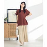 【洗える/セットアップ対応可】サテンギャザースカンツ | a.v.v【WOMEN】 | 詳細画像3 