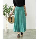 【洗える/セットアップ対応可】サテンギャザースカンツ | a.v.v【WOMEN】 | 詳細画像7 