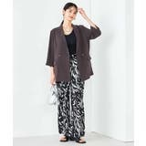 幾何柄プリントイージーパンツ | a.v.v【WOMEN】 | 詳細画像10 