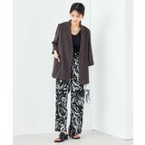 幾何柄プリントイージーパンツ | a.v.v【WOMEN】 | 詳細画像12 