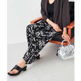 幾何柄プリントイージーパンツ | a.v.v【WOMEN】 | 詳細画像13 