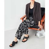 幾何柄プリントイージーパンツ | a.v.v【WOMEN】 | 詳細画像14 