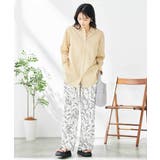 幾何柄プリントイージーパンツ | a.v.v【WOMEN】 | 詳細画像2 