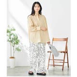 幾何柄プリントイージーパンツ | a.v.v【WOMEN】 | 詳細画像4 