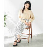 幾何柄プリントイージーパンツ | a.v.v【WOMEN】 | 詳細画像7 