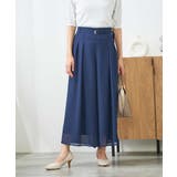 ネイビー | シアーワイドパンツ | a.v.v【WOMEN】