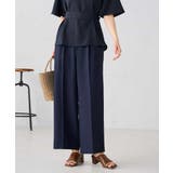 【接触冷感 UVカット】リネンライク2タックワイドパンツ【セットアップ対応 アン… | a.v.v【WOMEN】 | 詳細画像41 