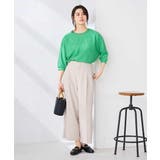 【接触冷感 UVカット】リネンライククロップドパンツ【セットアップ対応 アンチピ… | a.v.v【WOMEN】 | 詳細画像16 