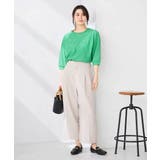 【接触冷感 UVカット】リネンライククロップドパンツ【セットアップ対応 アンチピ… | a.v.v【WOMEN】 | 詳細画像17 