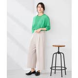 【接触冷感 UVカット】リネンライククロップドパンツ【セットアップ対応 アンチピ… | a.v.v【WOMEN】 | 詳細画像18 