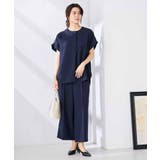 【接触冷感 UVカット】リネンライククロップドパンツ【セットアップ対応 アンチピ… | a.v.v【WOMEN】 | 詳細画像4 