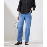 【接触冷感/ストレッチ】デニムストレートパンツ | a.v.v【WOMEN】 | 詳細画像1 