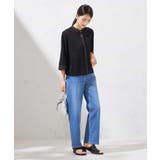 【接触冷感/ストレッチ】デニムストレートパンツ | a.v.v【WOMEN】 | 詳細画像15 