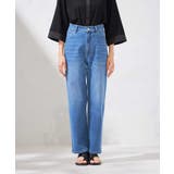 【接触冷感/ストレッチ】デニムストレートパンツ | a.v.v【WOMEN】 | 詳細画像27 