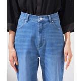 【接触冷感/ストレッチ】デニムストレートパンツ | a.v.v【WOMEN】 | 詳細画像4 