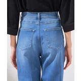 【接触冷感/ストレッチ】デニムストレートパンツ | a.v.v【WOMEN】 | 詳細画像5 