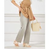 ライトグレー | 【接触冷感/ストレッチ】デニムストレートパンツ | a.v.v【WOMEN】