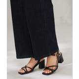 【接触冷感/ストレッチ】デニムワイドパンツ | a.v.v【WOMEN】 | 詳細画像22 