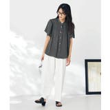 【洗える】タックワイドテーパードパンツ【WEB限定】 | a.v.v【WOMEN】 | 詳細画像12 