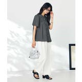 【洗える】タックワイドテーパードパンツ【WEB限定】 | a.v.v【WOMEN】 | 詳細画像14 