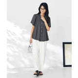 【洗える】タックワイドテーパードパンツ【WEB限定】 | a.v.v【WOMEN】 | 詳細画像16 