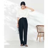 【洗える】タックワイドテーパードパンツ【WEB限定】 | a.v.v【WOMEN】 | 詳細画像24 