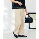【洗える】タックワイドテーパードパンツ【WEB限定】 | a.v.v【WOMEN】 | 詳細画像3 