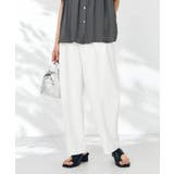 【洗える】タックワイドテーパードパンツ【WEB限定】 | a.v.v【WOMEN】 | 詳細画像9 