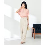 【洗える】ベルト付きストレートパンツ | a.v.v【WOMEN】 | 詳細画像10 