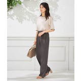 【洗える】ベルト付きストレートパンツ | a.v.v【WOMEN】 | 詳細画像22 