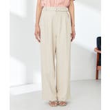 【洗える】ベルト付きストレートパンツ | a.v.v【WOMEN】 | 詳細画像25 