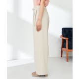 【洗える】ベルト付きストレートパンツ | a.v.v【WOMEN】 | 詳細画像26 