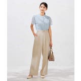 【洗える】ベルト付きストレートパンツ | a.v.v【WOMEN】 | 詳細画像5 