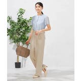 【洗える】ベルト付きストレートパンツ | a.v.v【WOMEN】 | 詳細画像8 