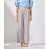 【接触冷感/洗える/イージーケア】美ラクるスッキリ見えストライプワイドパンツ | a.v.v【WOMEN】 | 詳細画像10 