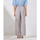 【接触冷感/洗える/イージーケア】美ラクるスッキリ見えストライプワイドパンツ | a.v.v【WOMEN】 | 詳細画像12 