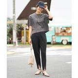 【接触冷感/マシンウォッシャブル】フロントスリットストレッチパンツ | a.v.v【WOMEN】 | 詳細画像26 