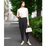【接触冷感/マシンウォッシャブル】フロントスリットストレッチパンツ | a.v.v【WOMEN】 | 詳細画像34 
