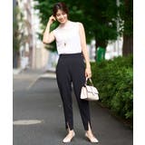 【接触冷感/マシンウォッシャブル】フロントスリットストレッチパンツ | a.v.v【WOMEN】 | 詳細画像36 