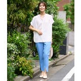 【接触冷感/マシンウォッシャブル】フロントスリットストレッチパンツ | a.v.v【WOMEN】 | 詳細画像66 
